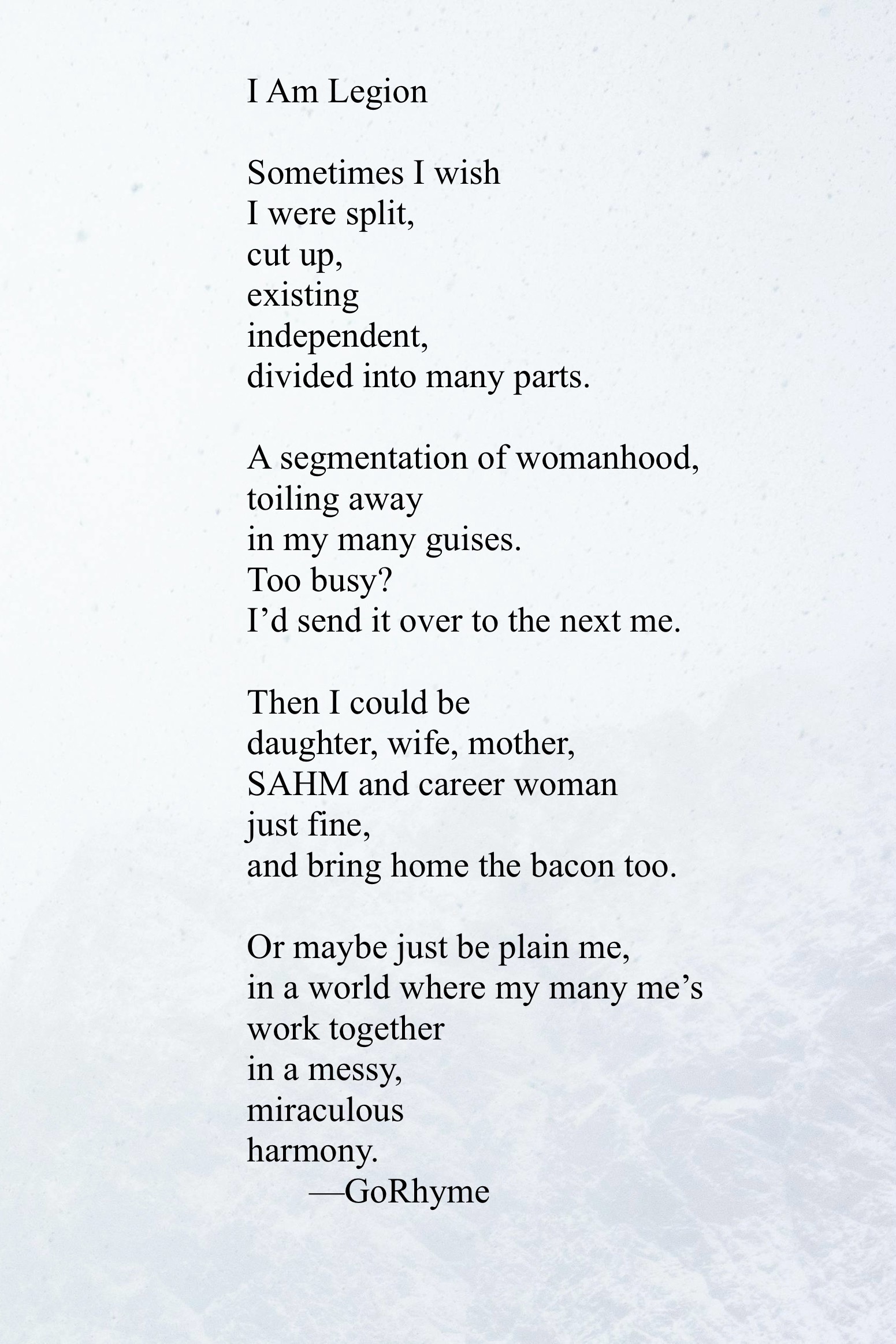 Poetry by Kelly Gray